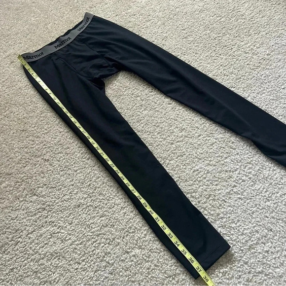 Marmot BaseLayer Tights Pants Men Size Small (30) M10990 Black Ski Snowboarding - Picture 14 of 16